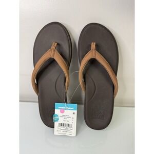 Women's Reef Cushion Cloud Flip Flops Sandals Size 11 New With Tags Espresso